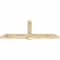Ekena Millwork Eugene Rough Sawn Timber Gable Bracket, Douglas Fir, 84"W x 35"H x 4"D x 6"F, 10/12 Pitch GBW084X35X0406EUG00RDF - alternate 5